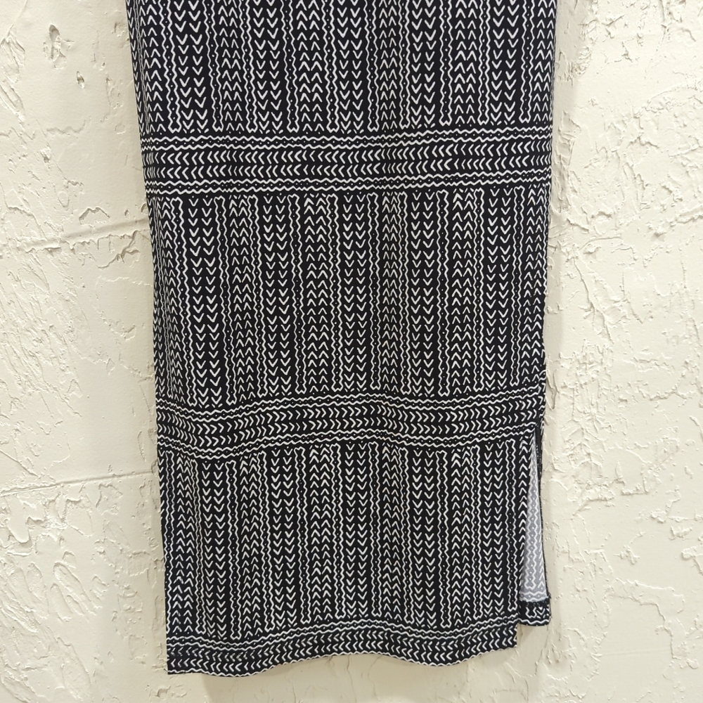 Bcbgeneration Black And White Pattern Maxi Dress … - image 6